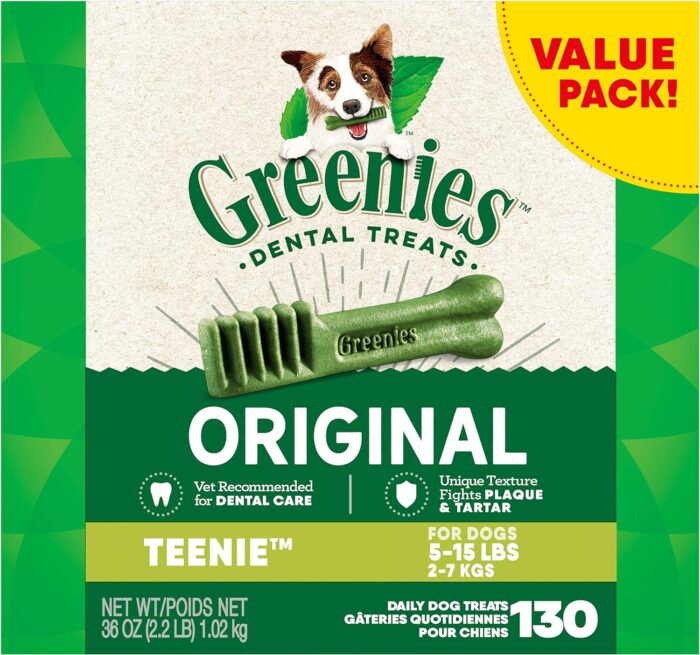 greenies original dental dog treats