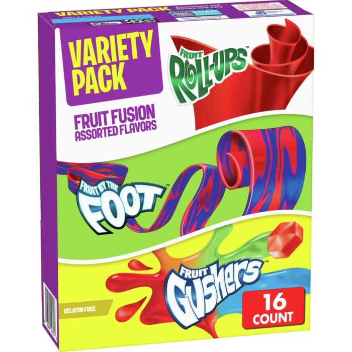 fruit roll ups and fruit by the foot